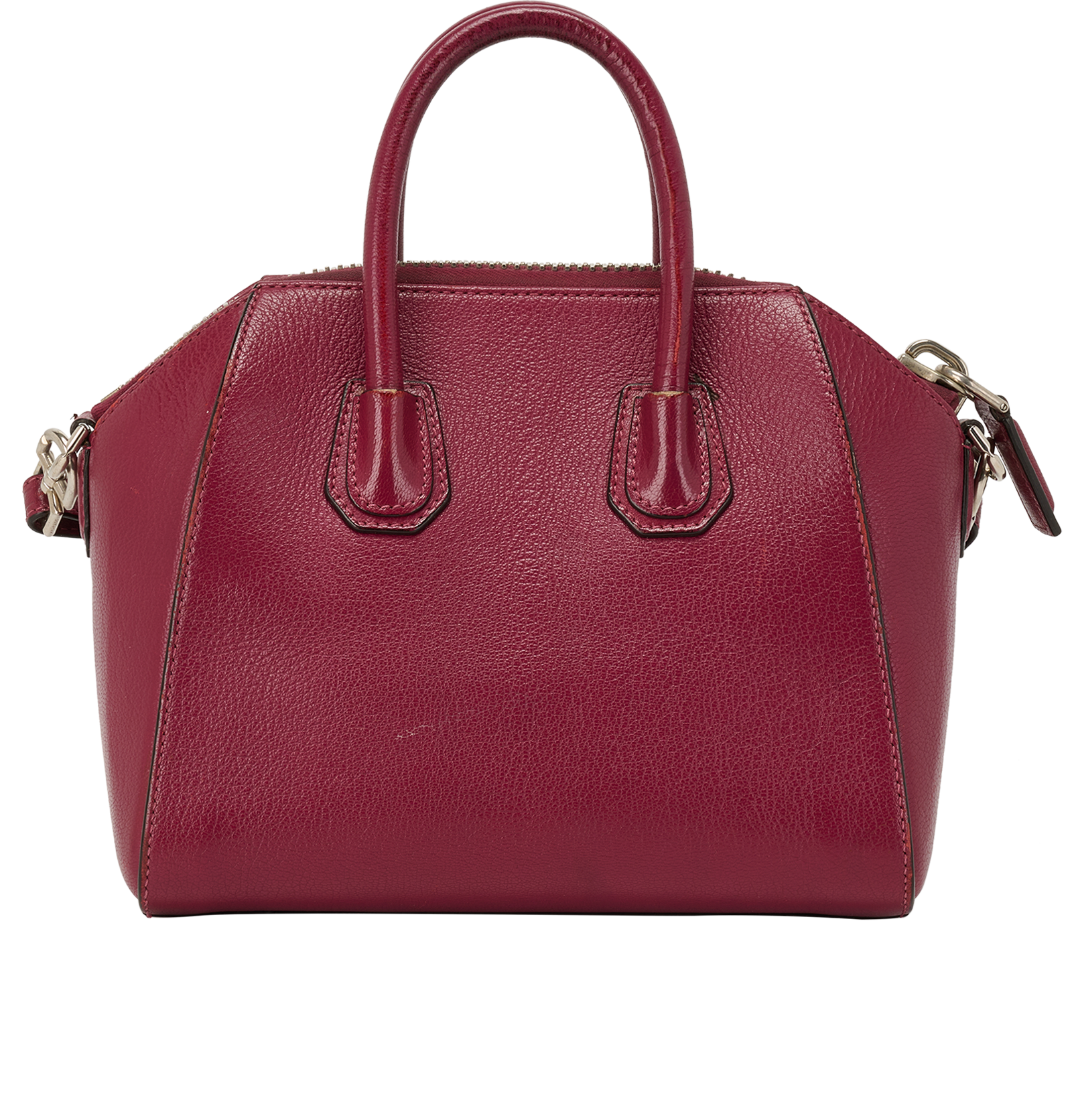 Mini Antigona, &pound;350, Handbags, Pink, Leather, Back view